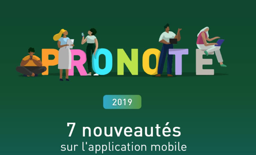 Nouveauté Pronote 2019