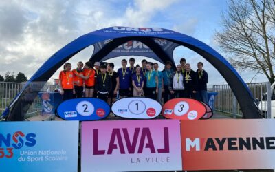 Vainqueurs du championnat académique de cross par équipes